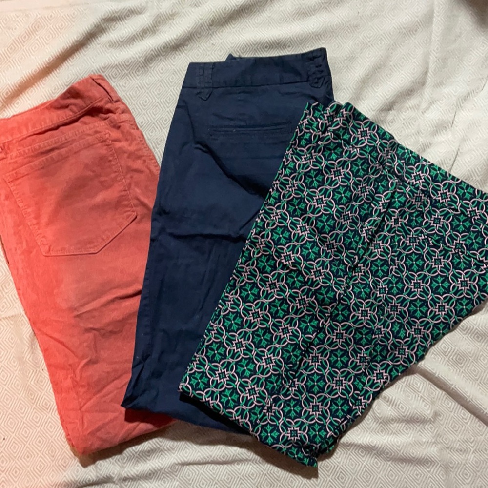 3 pairs of JCrew Pants